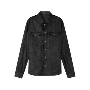 베르사체 바로코 디자인 셔츠, 블랙계열, Italy 60(KR 45)