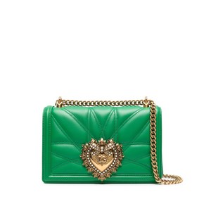 돌체앤가바나 미디엄 디보션 퀼팅 숄더 백