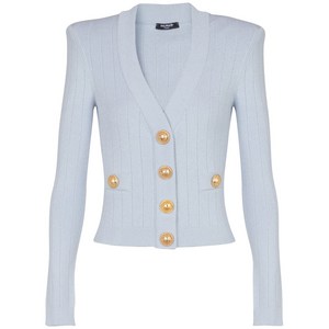 발망 인그레이빙 버튼 가디건