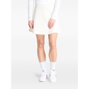 나이키 골지 니트 미니 스커트, 화이트계열, Standard XL