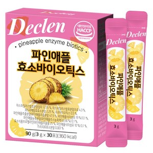 디클렌 브로멜라인 파인애플 효소 프로바이오틱스 30p, 90g, 1개