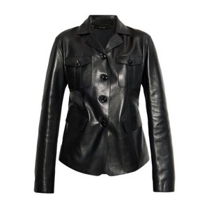 톰포드 플랩 포켓 레더 재킷