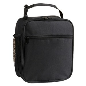 씨씨아이디어 방수 포켓 도시락 가방, 블랙, 22.8x11.4x..., 1개