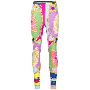 베르사체 베르사체 올오버 그래픽 프린트 레깅스, 핑크계열, Italy 38(KR 44)