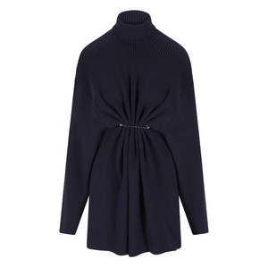 발렌시아가 세이프티 핀 니트 미니 드레스, 블루계열, Standard XS(KR 44)