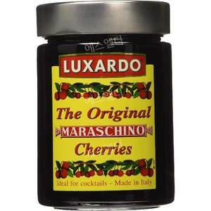 Luxado 고메 칵테일 마라스키노 체리 통조림 400G 병, 1개