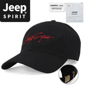 JEEP SPIRIT 스포츠 캐주얼 야구 모자 CA0108 + 인증 스티커