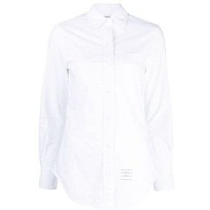 톰 브라운 로고 아플리케 셔츠, 화이트계열, Italy 42(KR 66)