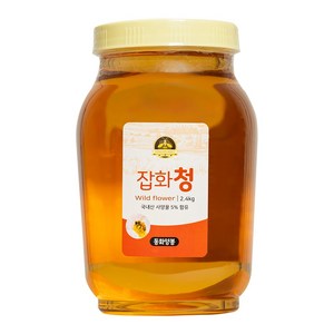 허니 벌꿀 잡화청 대용량, 2.4kg, 1개