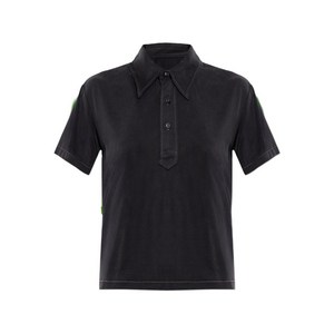 메종 마르지엘라 버튼 반소매 폴로 탑, 블랙계열, Standard M(KR 66)