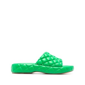 보테가 베네타 가죽 샌들, Europe 36(KR 230), 그린계열
