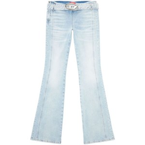 디젤 디에비 벨트 플레어 진, 블루계열, Denim size 26(KR 66-67)