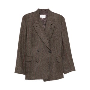 메종 마르지엘라 더블 브레스티드 블레이저, 브라운계열, Italy 42(KR 66)