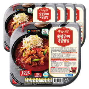 야식만참 숯불무뼈국물닭발 300g, 5개