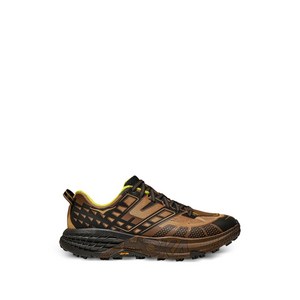 HOKA 스피드고트 2 기하학 패턴 스니커즈, US 9.5(KR 265), 브라운계열+블랙계열