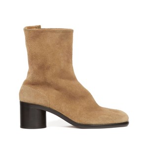 메종 마르지엘라 타비 스웨이드 앵클 부츠, Europe 40(KR 250), 브라운계열