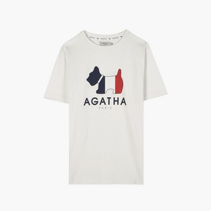 50주년 3색 빅 스코티 나염 반팔 티셔츠 AGT136-111