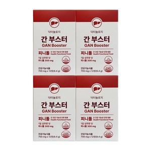 닥터놀로지 간부스터 피니톨 밀크씨슬 700mg x 12정, 4개