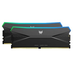 PREDATOR DDR5 섀도우 엣지 RGB 게이밍 메모리 16GB 6000MHz C26 스텔스 블랙