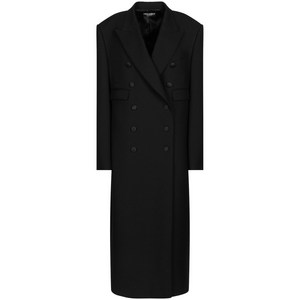 돌체앤가바나 더블 브레스티드 코트, 블랙계열, Italy 40(KR 44)