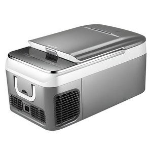 미홀 차량용 가정용 듀얼 냉장고, 26L, 그레이