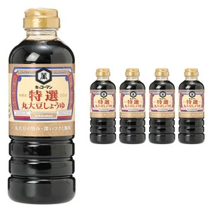 기꼬만 특선 콩 간장, 500ml, 5개