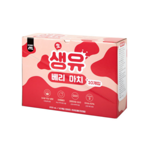 마이베프 생유베리마치 펫밀크, 크랜베리맛, 200ml, 20개