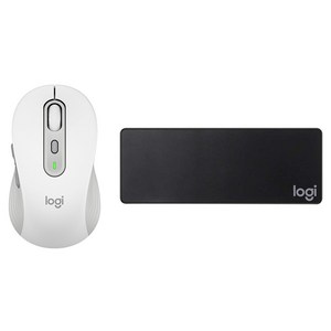 로지텍 무선마우스 + 마우스 장패드