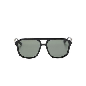 구찌 웹 디테일 네비게이터 프레임 선글라스