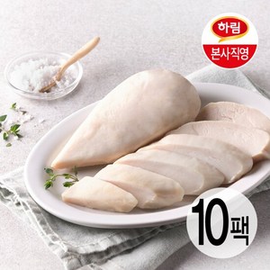 하림 수비드 닭가슴살 오리지널 100g 10팩, 10개