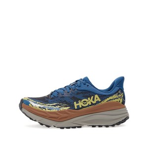 HOKA 스틴슨 7 로고 프린트 스니커즈, US men 8(KR 260), 블루계열