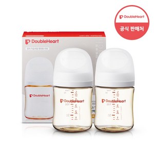 더블하트 모유실감 3세대 트윈팩 160ml/240ml 모음, 제뉴인화이트, 160ml, 2개