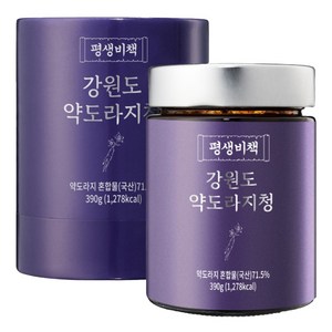 평생비책 강원도 약도라지청 100% 약도라지 무설탕, 1개입, 390g, 1세트