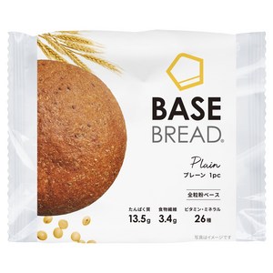 베이스푸드 베이스 브레드 플레인, 67g, 1개