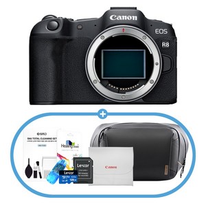 캐논코리아 정품 EOS R8 Body + 128GB + 피지테크 원고 솔로 V2 슬링백 / 액세서리 4종