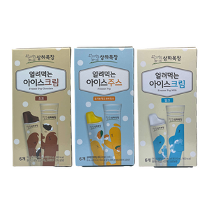 얼려먹는 아이스크림85mlx18개(초코6+밀크6+망고6)/무배, 4.초코 6개+밀크6개+망고 6개, 85ml, 18개