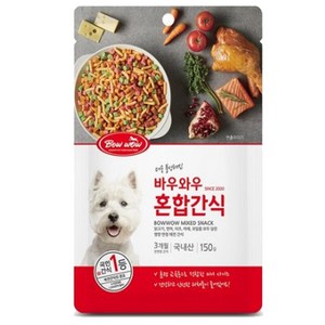 바우와우 혼합알갱이 150g, 10개