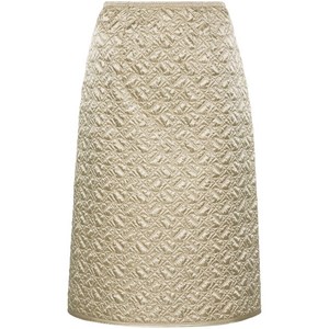 몽클레르 퀼팅 펜슬 스커트, 그린계열, Italy 38(KR 33)