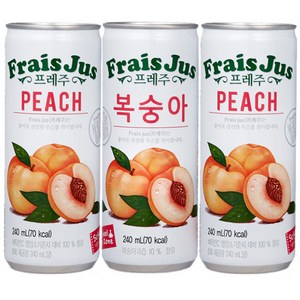 일화 프레주복숭아, 240ml, 30개