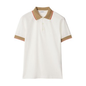 버버리 코튼 폴로 셔츠, 화이트계열, Mid standard XXXL(KR 125)