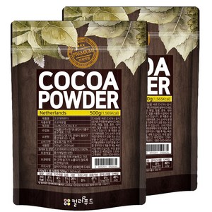 컬러푸드 옐로우라벨 코코아파우더, 1개입, 500g, 2개