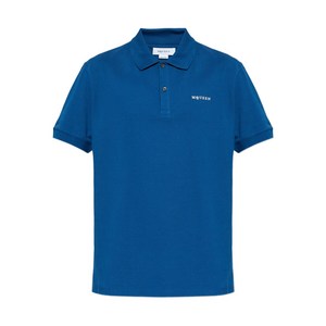 알렉산더맥퀸 자수 폴로 셔츠, 블루계열, Standard M