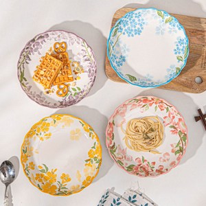 BLOWFISHFUGU 봄여름가을겨울 꽃접시 예쁜접시 파스타접시 요리 접시