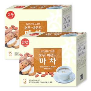 (메카몰) 고향 호두 아몬드 마차 15T, 15g, 15개입, 2개