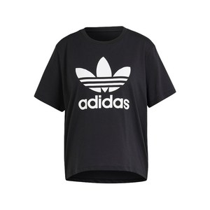 아디다스 아디컬러 트레포일 "블랙" 티셔츠