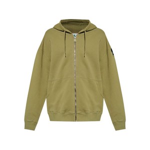 아디다스 로고 패치 후드 집업, 그린계열, M(KR 100)