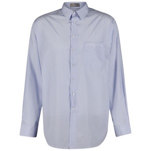 디올 로고 자수 셔츠, 블루계열, Collar (cm) 41