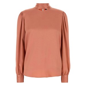 톰포드 새틴 블라우스, 브라운계열, Italy 40