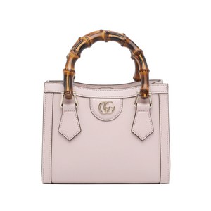 구찌 다이애나 뱀부 탑 핸들 스몰 토트 백