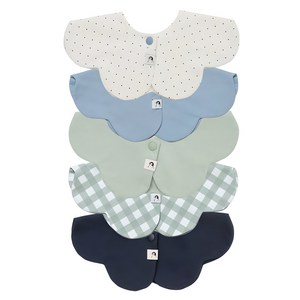 코니 롤링빕 아기 턱받이 5종 세트, B세트, 1개